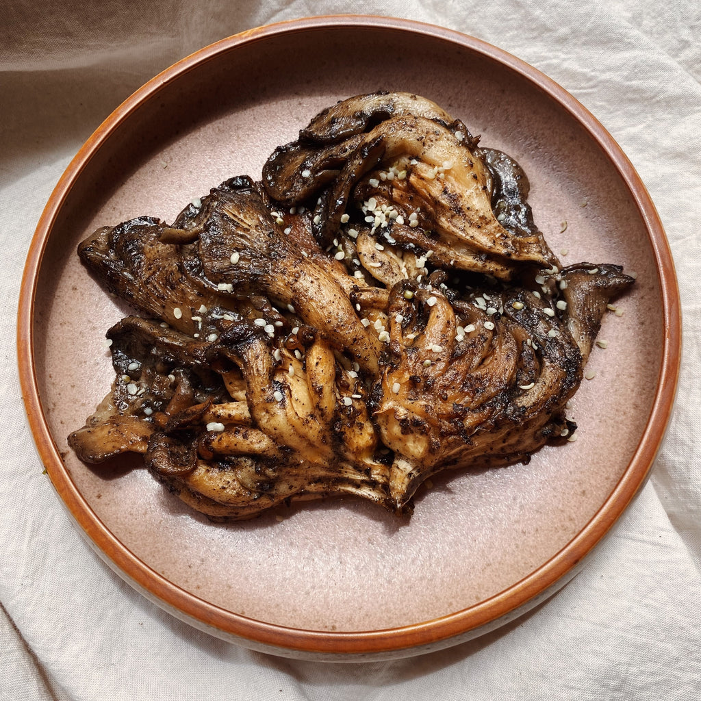 Kidney Nourishing Roasted Oyster Mushrooms | 滋阴补肾烤蚝菇